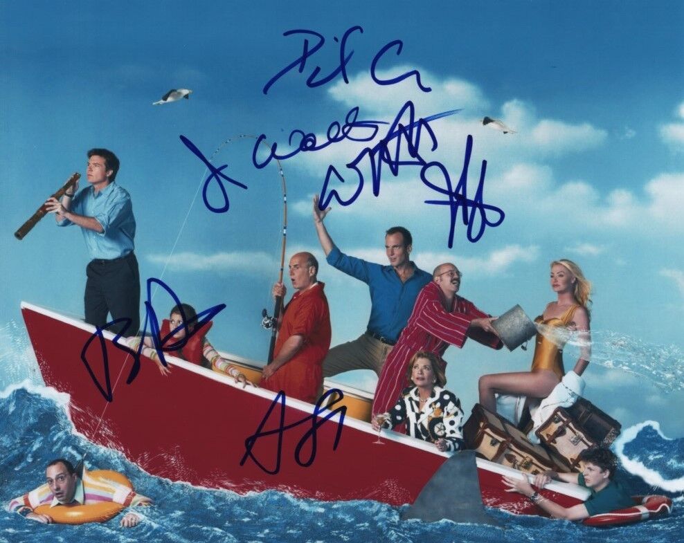 ARRESTED DEVELOPMENT signed autographed CAST 8x10 Photo Poster painting