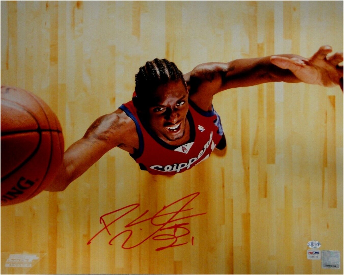 Darius Miles Hand Signed Autographed 16x20 Photo Poster painting Los Angeles Clippers PSA/DNA