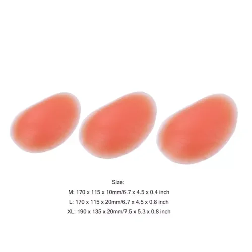 Pornhint 1 Pair Silicone Hip Up Insert Fake Butt Pads Booster Enhancer Reusable Removable New