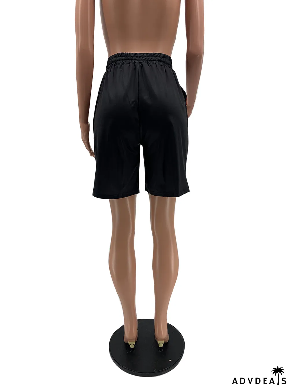 Summer Casual Print Drawstrings Jogger Shorts