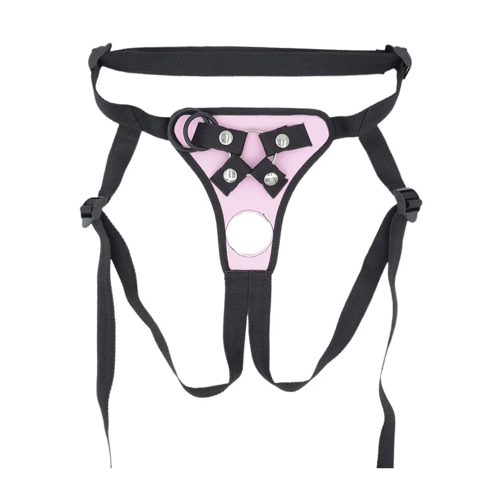 OJBK Adjustable Underwear Double Rings 4.5cm Dildos Applicable Strapon Harness Panty For Women Men Sexy Lingerie Gay Panties