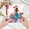 6pcs Diamond Painting Dream Series Greeting Card Kits with Envelopes for Family Friend Gifts