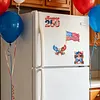 4pcs America 250th Anniversary DIY Diamond Art Magnets Kit Diamond Art Refrigerator Magnet Rhinestones Refrigerator Magnetic Sticker for Adult Beginners DIY Home Office Decor (04)