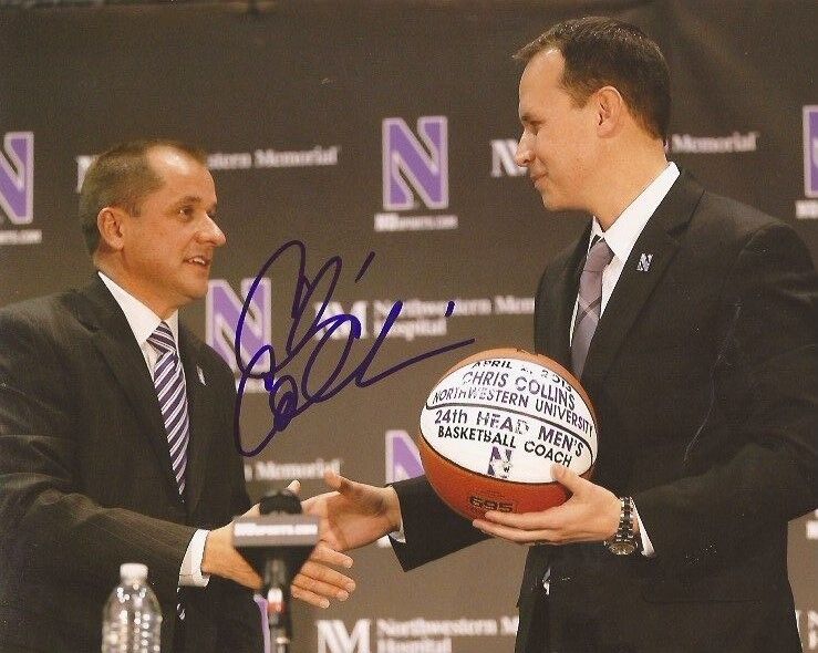 Chris Collins signed Northwestern Wildcats 8x10 Photo Poster painting autographed