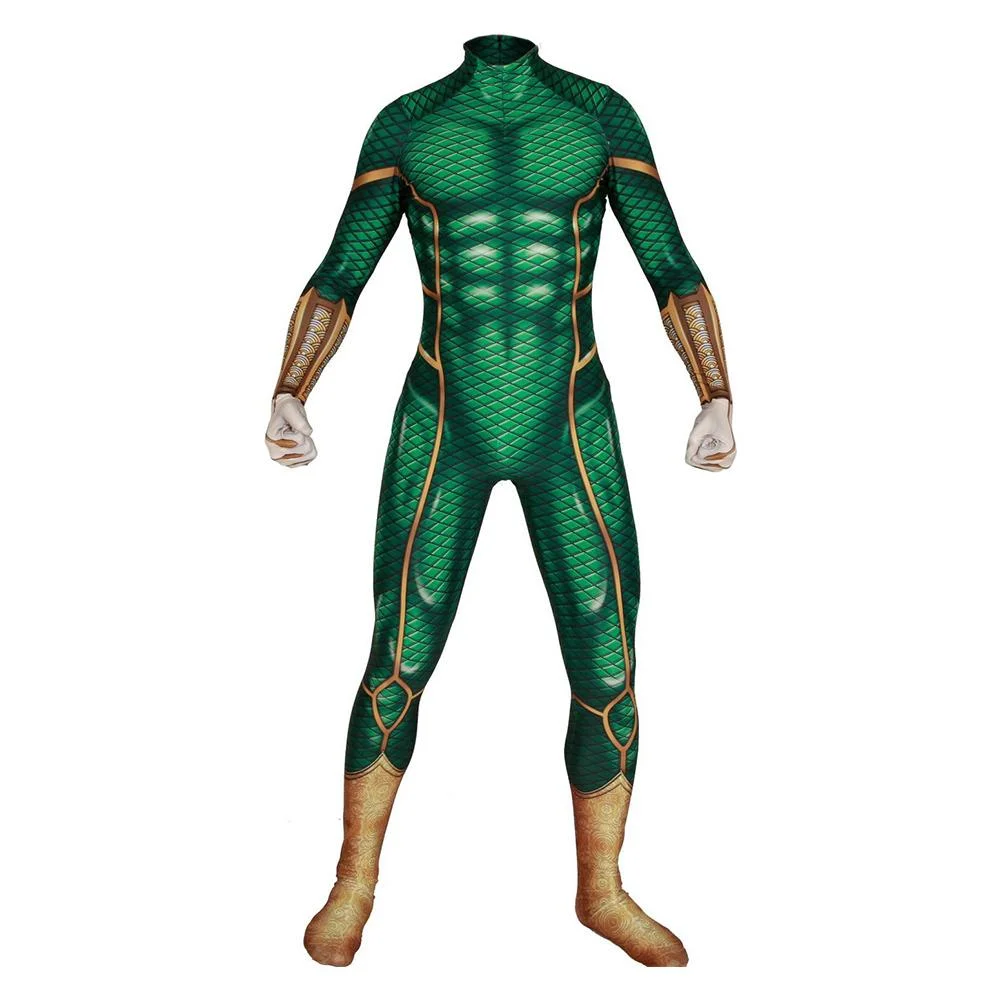 Men Halloween Spider-Man Far From Home Mysterio Jumpsuit Bodysuit Cosplay Costume Comic Style