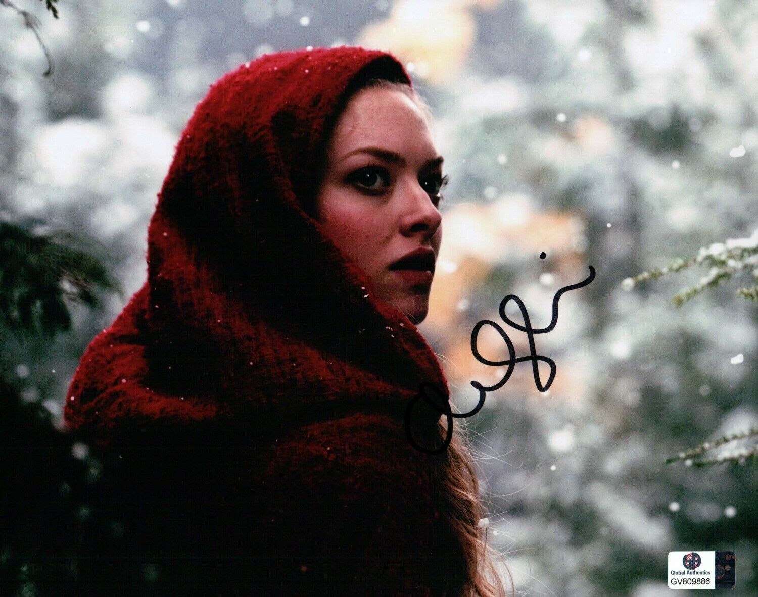 Amanda Seyfried Signed Autographed 8X10 Photo Poster painting Red Riding Hood Close-Up GV809886