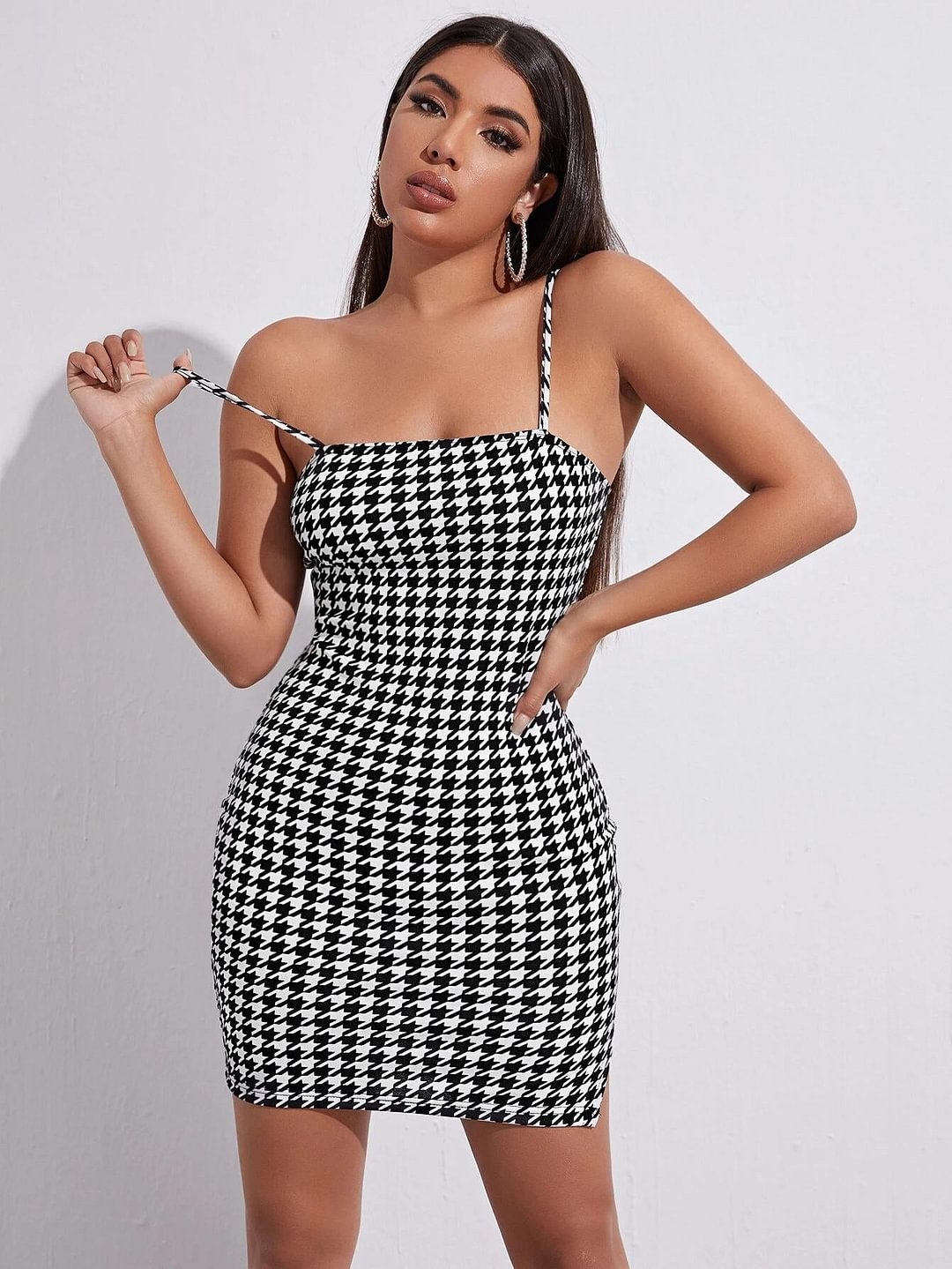 Retro Plaid Sexy Spaghetti Strap Bodycon Mini Dresses Summer Women Casual Party Short Fashion Backless Short Dresses Vestido