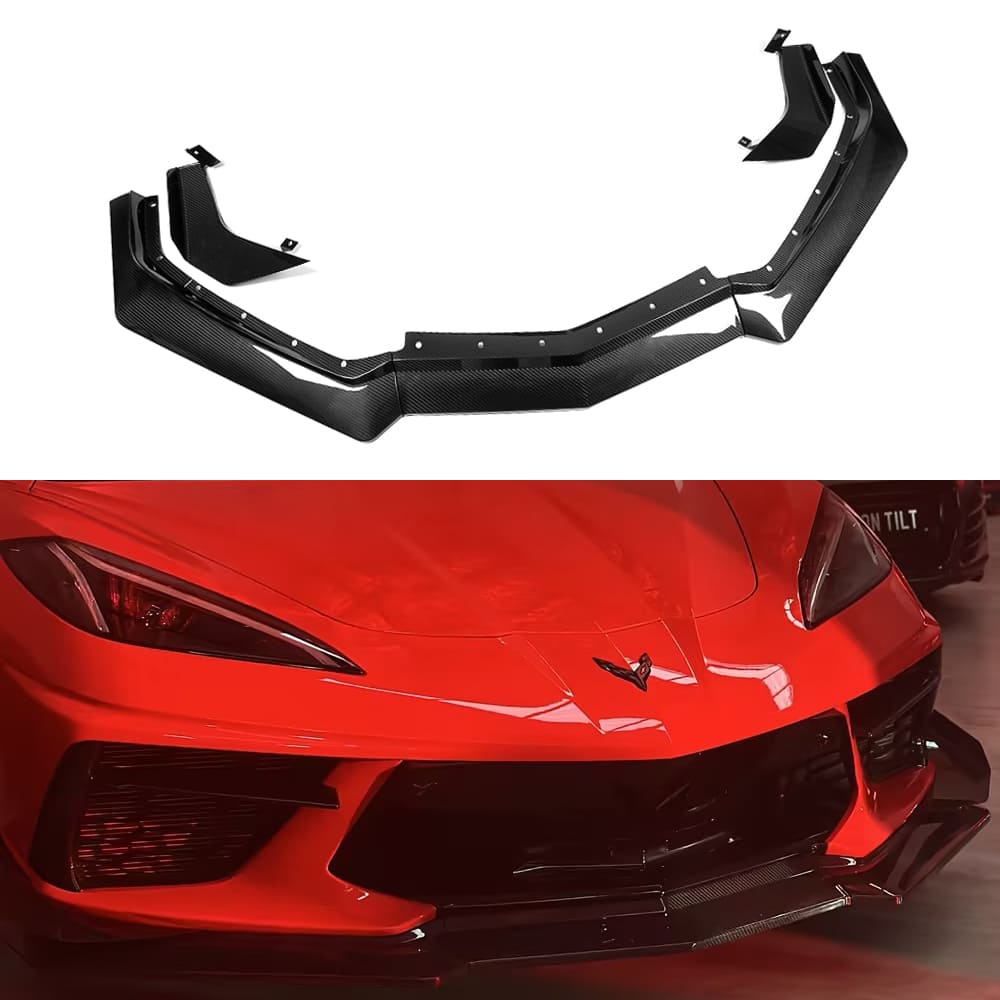 C8 Corvette Front lip Carbon Fiber