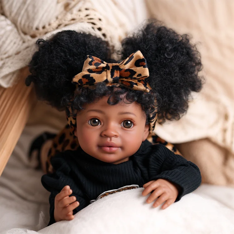 Babeside Quiet Reborn Baby Tiana 20'' African American Little Infant Girl Healing of the Heart