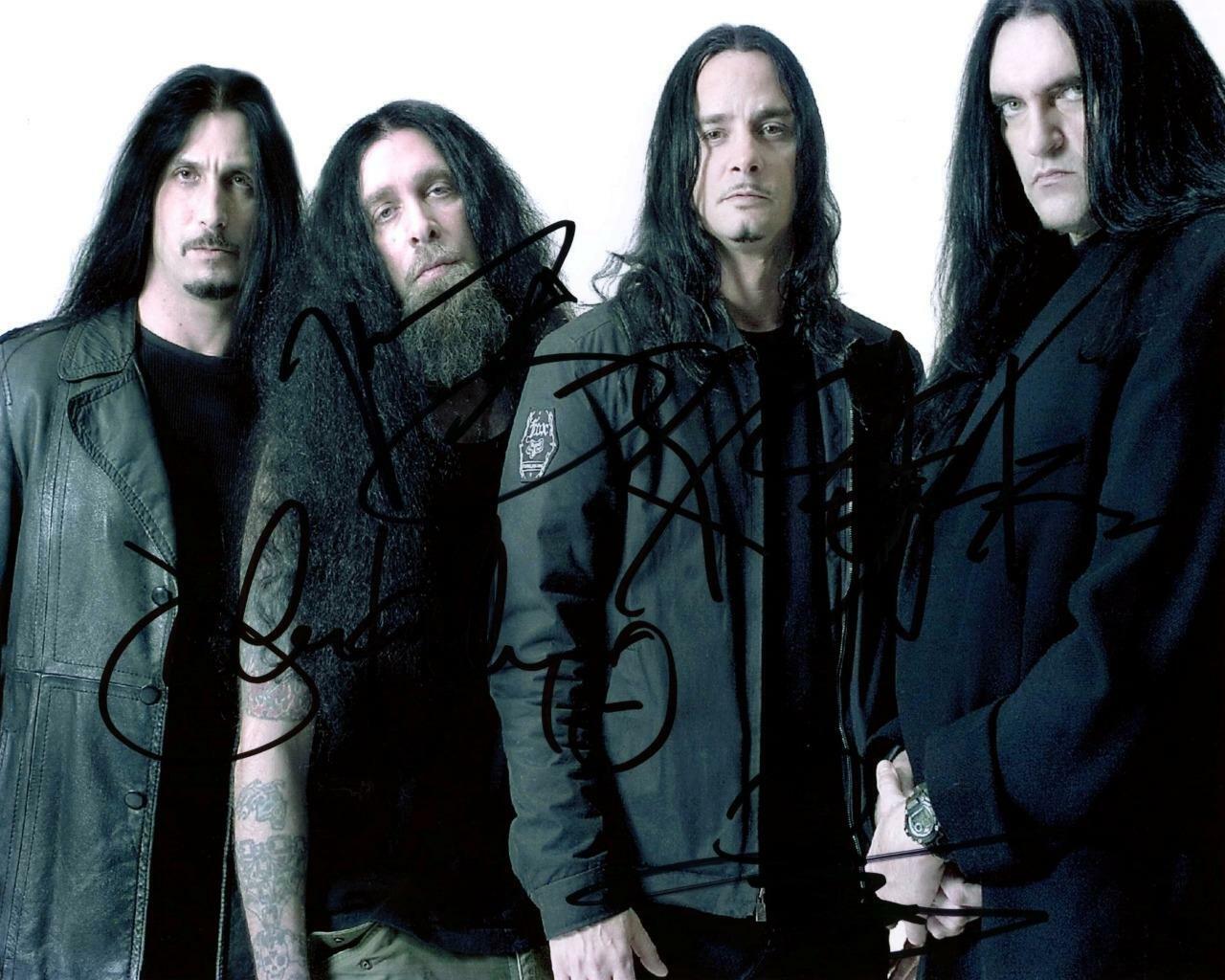 Type O Negative band SIGNED AUTOGRAPHED 10 X 8