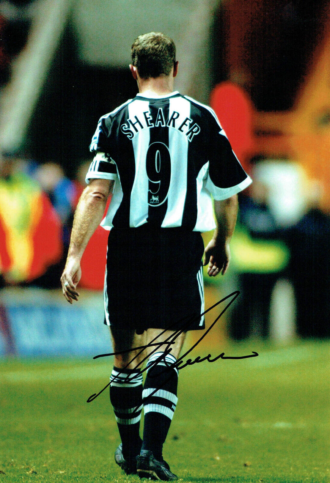 Alan SHEARER Signed Autograph 12x8 Photo Poster painting AFTAL COA Newcastle United Magpies NUFC