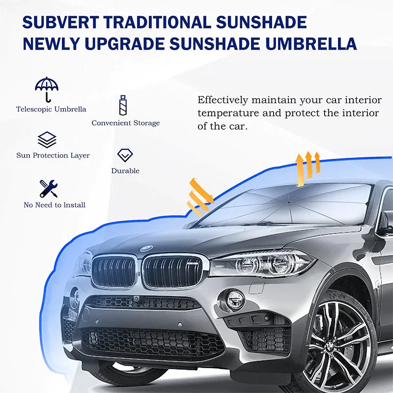 Car Windshield Anti-UV Heat Insulation Folding Sunshade