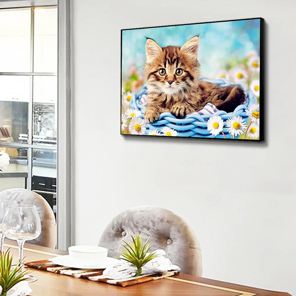 Diamond Painting - Full Square Drill - Cat(20*30 - 50*70cm)
