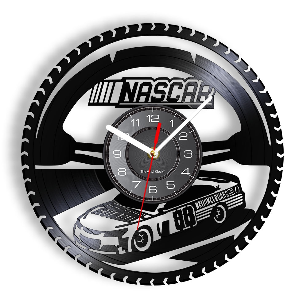 

Auto Car Racing - Vinyl Record Wall Clock - Without LED, 501 Original