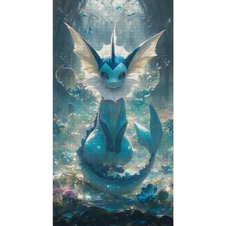 Huacan Brand】Pokemon 11CT Stamped Cross Stitch 40*70CM