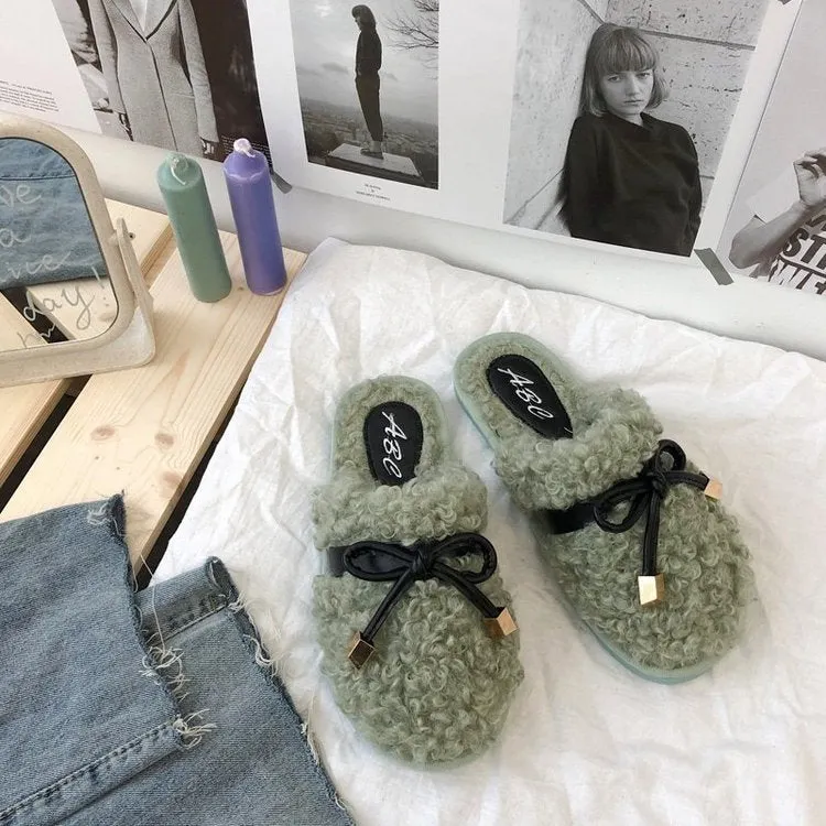 Ladies Autumn and Winter New Style Cotton Slippers, Home, Indoor, Daily Warmth, Thick-soled Slippers
