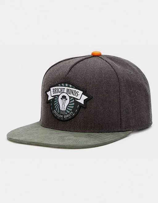PANGKB Brand BRIGHT MINDS CAPgray hip hop Street dance snapback hat for men women adult outdoor casual sun baseball cap