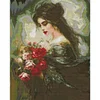 Smell Flower Beauty-14CT Stamped Cross Stitch 41*48cm/16.14*18.9in tapestrymarket