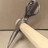 New Kame-Tsuruta Stainless Steel Mini Ice Axe Head for Outdoor Use