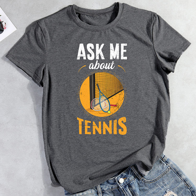 Tennis Quote for a Tennis Champion T-Shirt Tee-Annaletters