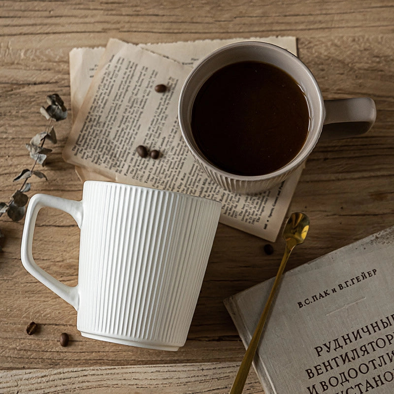 Casual Retro Solid Color Ceramics Mug 1 Piece