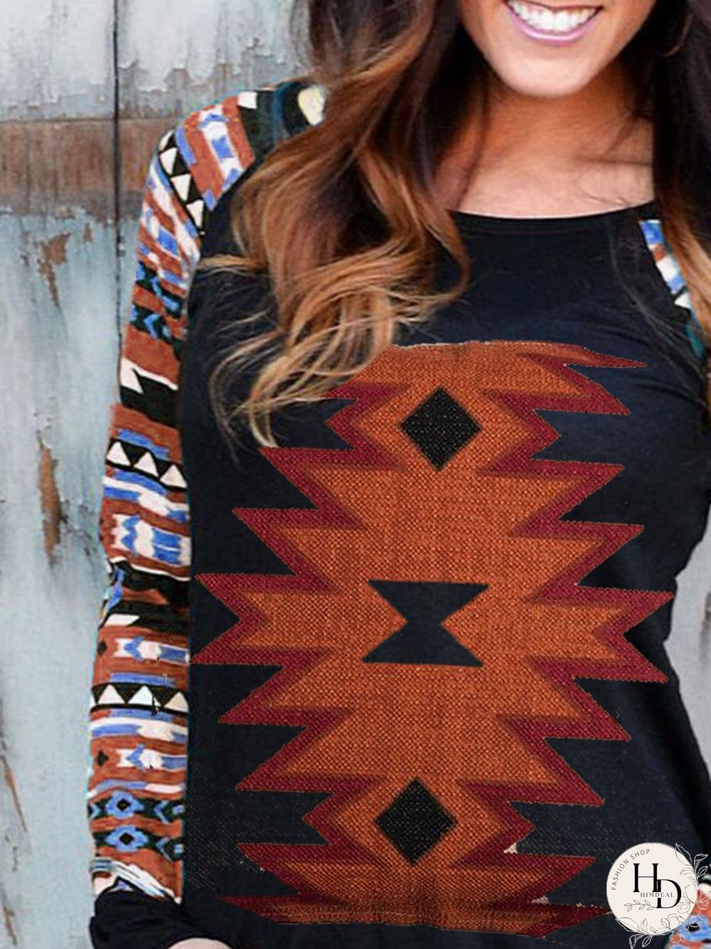 Geometric Casual T-shirt