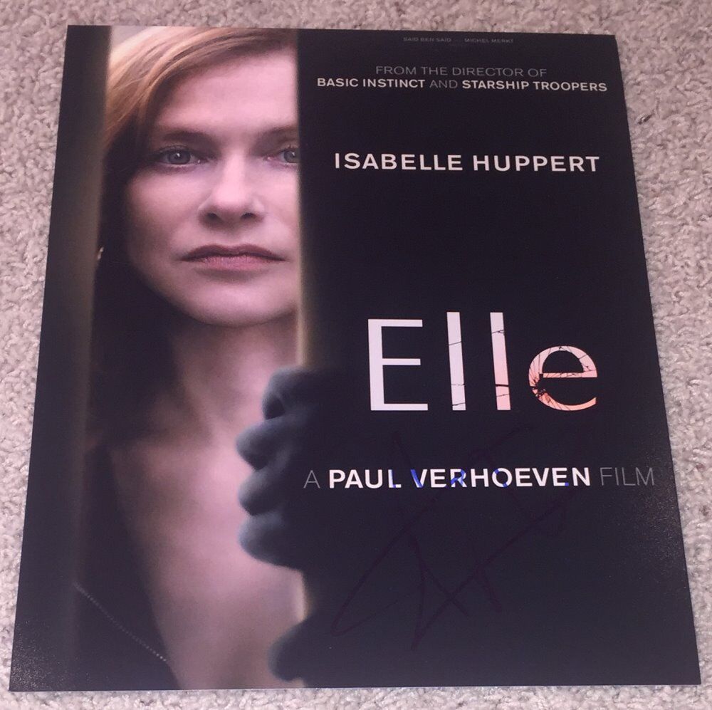 ISABELLE HUPPERT SIGNED AUTOGRAPH ELLE AMOUR 11x14 Photo Poster painting E w/PROOF