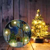 Diamond Painting Christmas Tree House Light Home Decor
