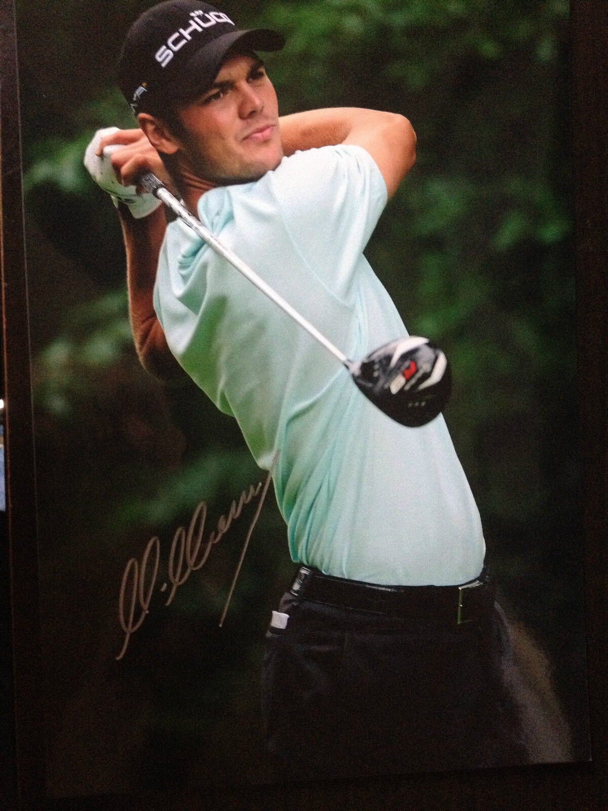 MARTIN KAYMER - TOP EUROPEAN GOLFER - EXCELLENT SIGNED COLOUR Photo Poster paintingGRAPH