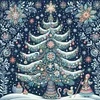 Christmas Tree-14CT Stamped Cross Stitch 40*40cm/15.75*15.75in tapestrymarket