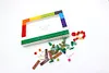 Rainbow DIY Building Block Photo Frame Kit,Creative Handmade Assembled Photo Frame Handmade Craft Gift Home Tabletop Display Decor