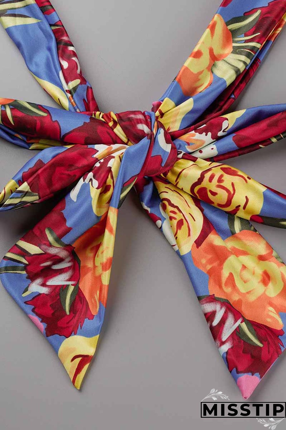 Leopard Print Fashion Street Print Patchwork Halter Sleeveless Two Pieces