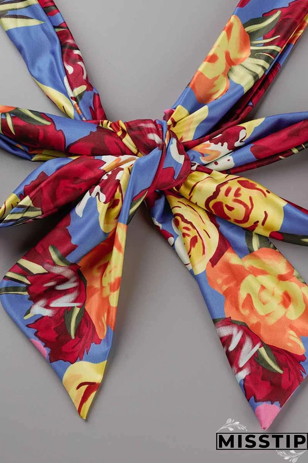 Leopard Print Fashion Street Print Patchwork Halter Sleeveless Two Pieces