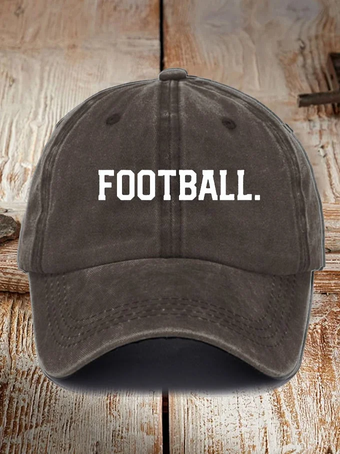 Men's and Women's Football Print Hat