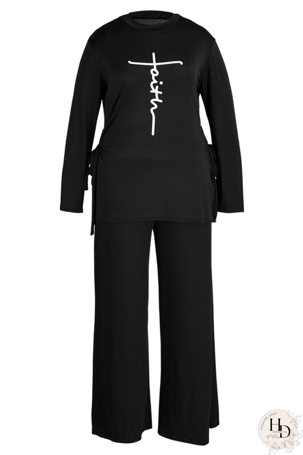 White Casual Print Bandage Patchwork O Neck Plus Size Dresses