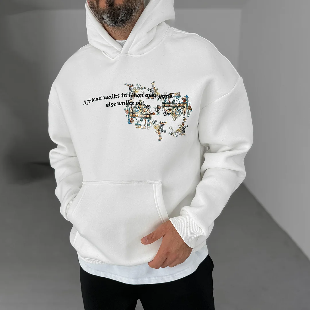 Street Ethnic Design Casual Oversized Hoodie