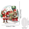Diamond Painting Santa Claus Train Table Top Ornament Kits for Home Office