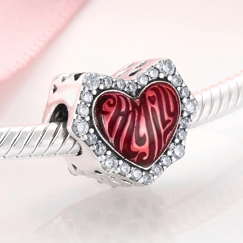 1 Piece Sterling Silver Zircon Inlay Polished Pendant Beads