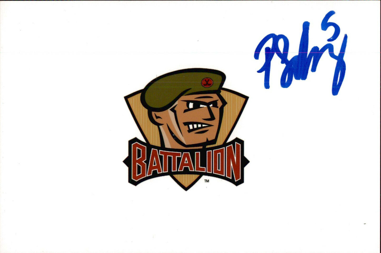 Pacey Schlueting SIGNED 4X6 Photo Poster painting NORTH BAY BATTALION