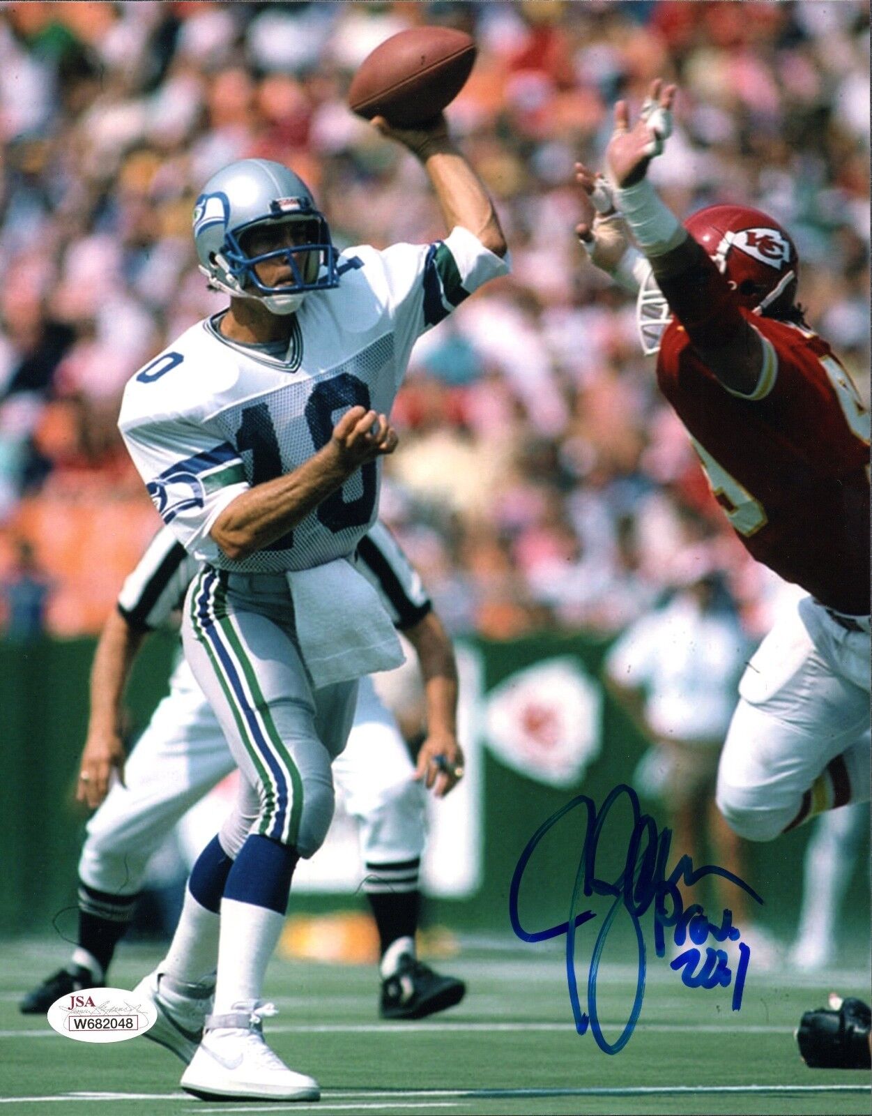 JSA Jim Zorn 8x10 Photo Poster painting #1 Autographed Signed AUTO Seattle Seahawks