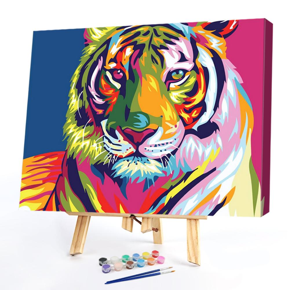 

50*40cm - Paint By Numbers - Color Tiger, 501 Original