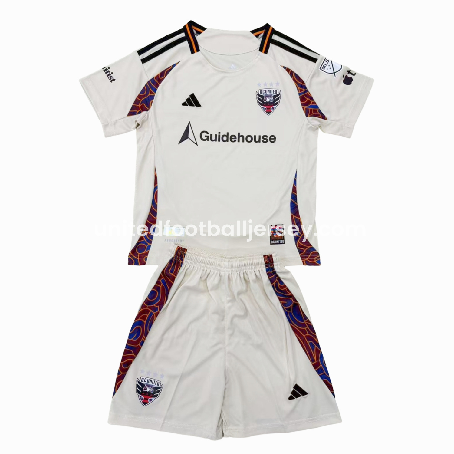 D.C. United 2025 Away Kids Kit