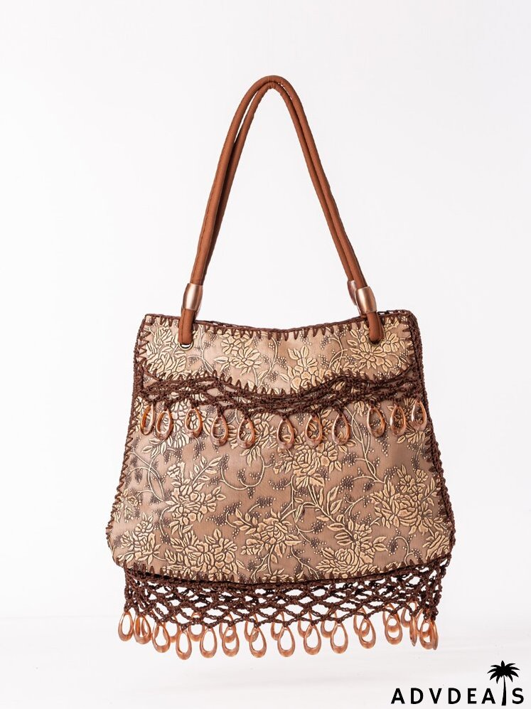 Floral Graphic Vintage Design Tote Bag