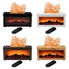 Fireplace Air Humidifier Waterless Auto-Off Aroma Diffuser for Home Decor Gift