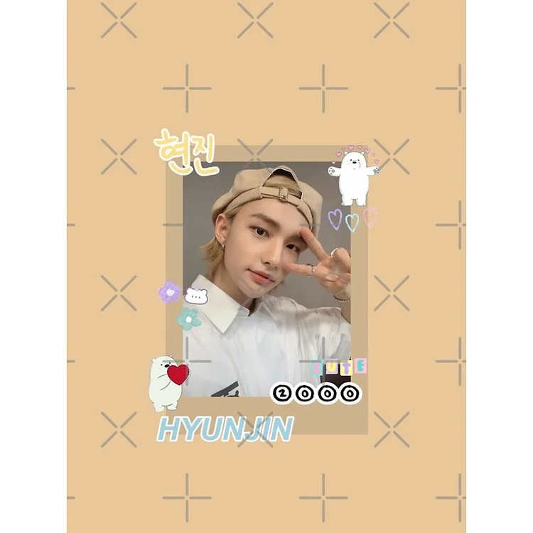 Stray Kids Cases - Hyunjin Sticker Soft Phone Case