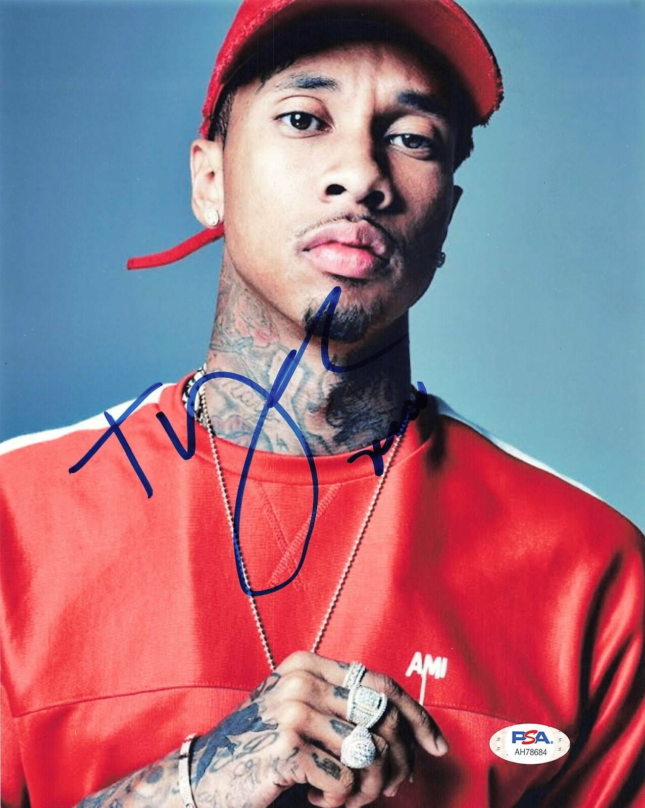 Tyga signed 8x10 Photo Poster painting PSA/DNA Autographed Rapper