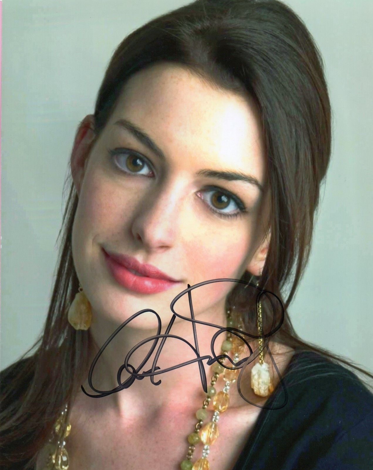 ANNE HATHAWAY AUTOGRAPHED SIGNED A4 PP POSTER Photo Poster painting PRINT 21