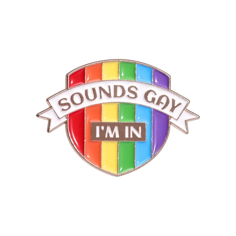 Cartoon Style Cowboy Style Artistic Pin Animal Letter Spacecraft Alloy Stamping Stoving Varnish Plating Kid’S Unisex Brooches