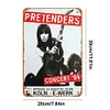 Pretenders - Panneaux en &eacute;tain m&eacute;tallique(20*30cm/30*40cm) - Musique