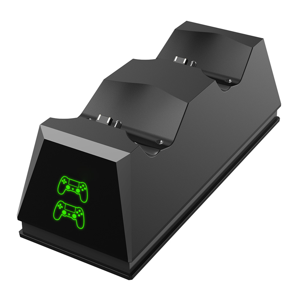 

Dual USB Gamepad Charging Cradle for PS4 Slim Pro Joystick Power Station, 501 Original